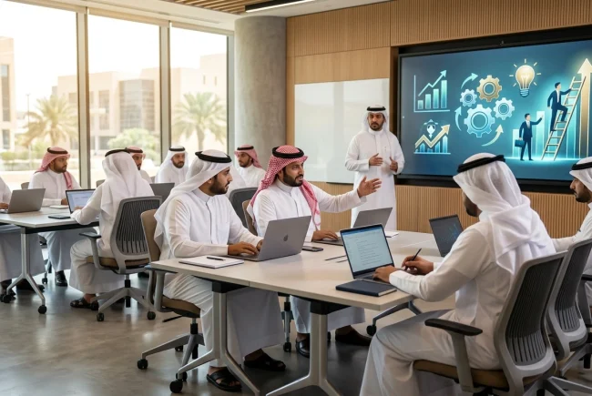 دورات تدريبية في السعودية: طريقك نحو تطوير المهارات والتميز المهني